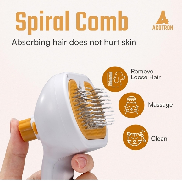 Cat Steam Brush Rechargeable - Picture 5 of 8